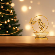 Butterfly Dreams Bowl Pooja Bowl | Spiritual Decor | Floral Decor | Metal Bowl